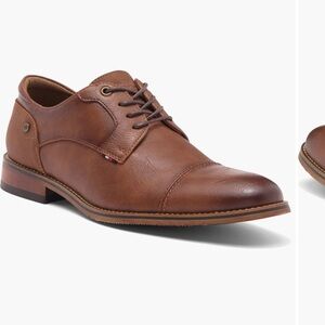 Men's Tommy Hilfiger Brown Leather Dress Shoes - Size 13